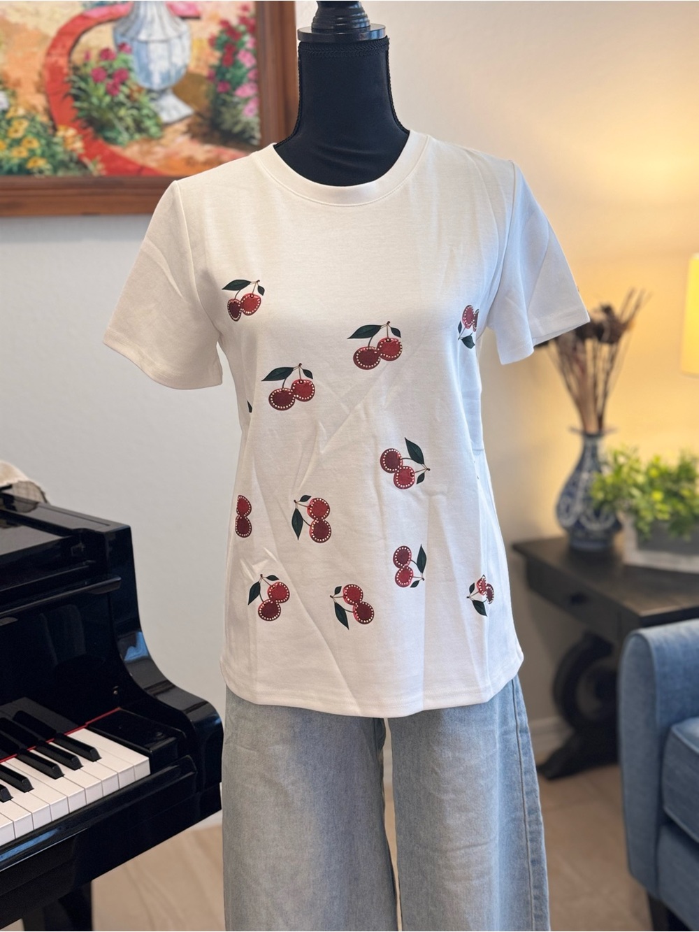 Cherry Print Tee ✅BRAND NEW✅
